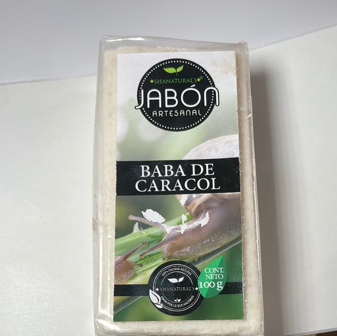 Jabon de baba de caracol